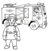 Firemanman Sam ពណ៌តាមអ៊ិនធឺរណែត
